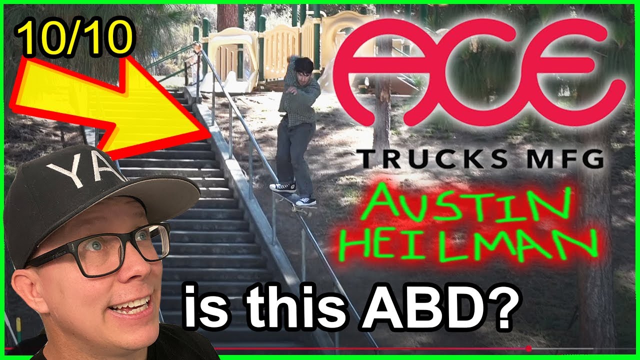 Ace Trucks Austin Heilman (Great Variety Of Tricks!)