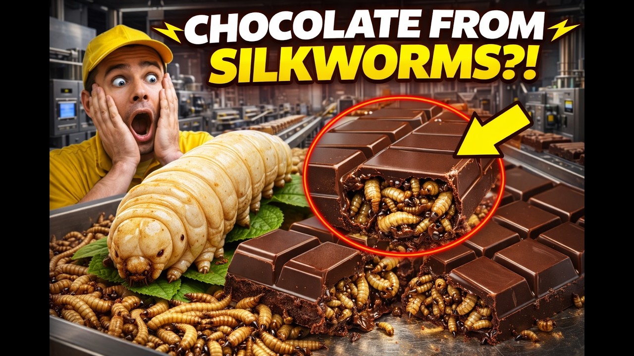 From 10 Million Silkworms to Chocolate Bars — Inside a Massive Factory