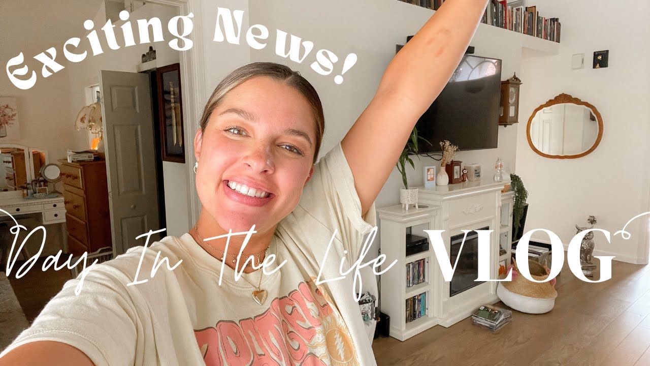 Daily Vlog | HUGE NEWS, Chatty Grwm, Grocery Haul!!!!!