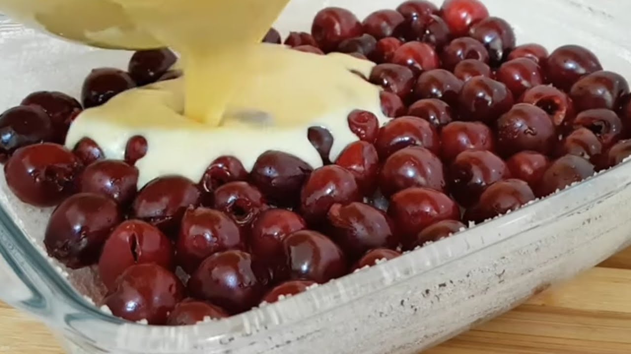 كيكة الكرز - أطيب كيك بالكرز