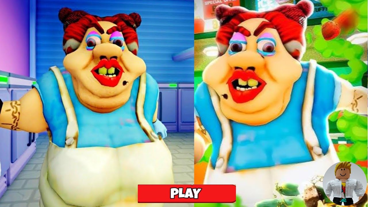 ESCAPE EVIL LUNCH LADY! (Obby) #roblox