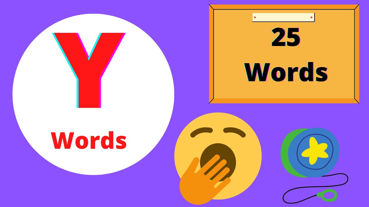 Words that start with Y || Letter Y words || Y words vocabulary||#vocabulary