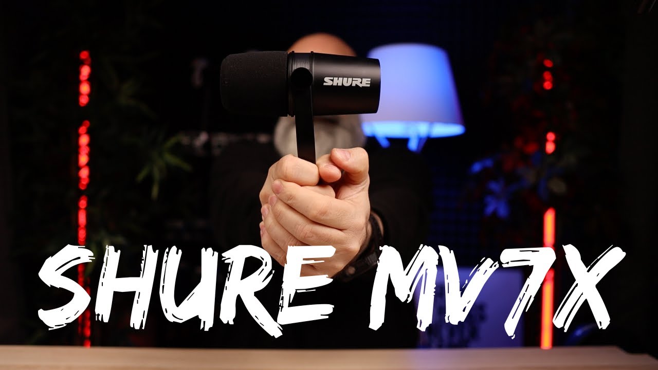 SHURE MV7X: miglior microfono Podcast in ambienti non trattati