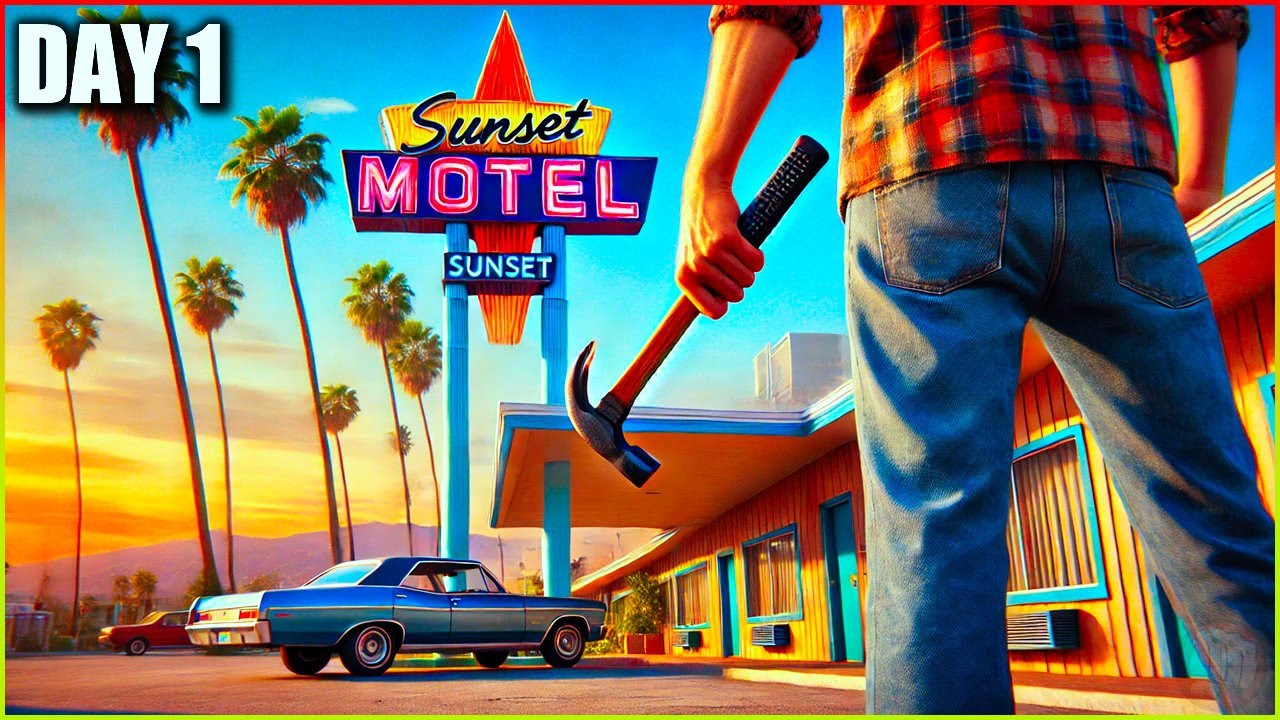 This Great New Simulation Game Has It All! - Sunset Motel Gameplay
