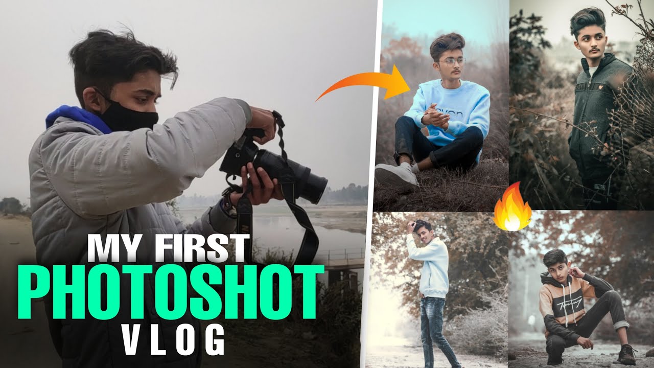 My First Photoshoot Vlog | Nikon D5600 | Decot Editz