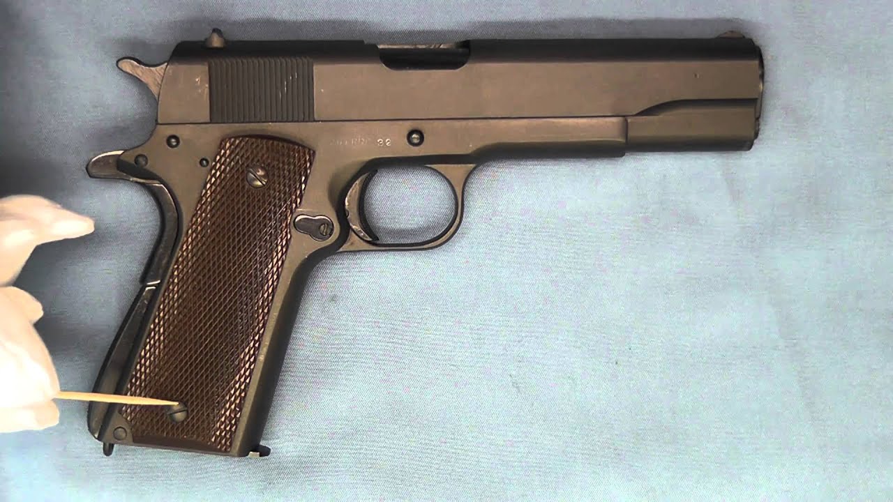 WW 2 Remington Rand 1911A1 ERRS Series Pistol .45 ACP