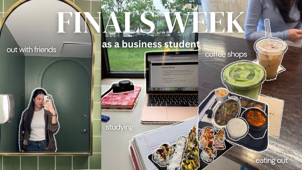 FINALS WEEK AS A BUSINESS STUDENT AT FORDHAM 👩🏻‍💻 study days, coffee shops, and flushing