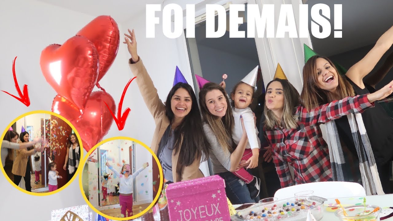 FESTINHA SURPRESA DAS AMIGUINHAS PARA LARINHA! | RÊ ANDRADE