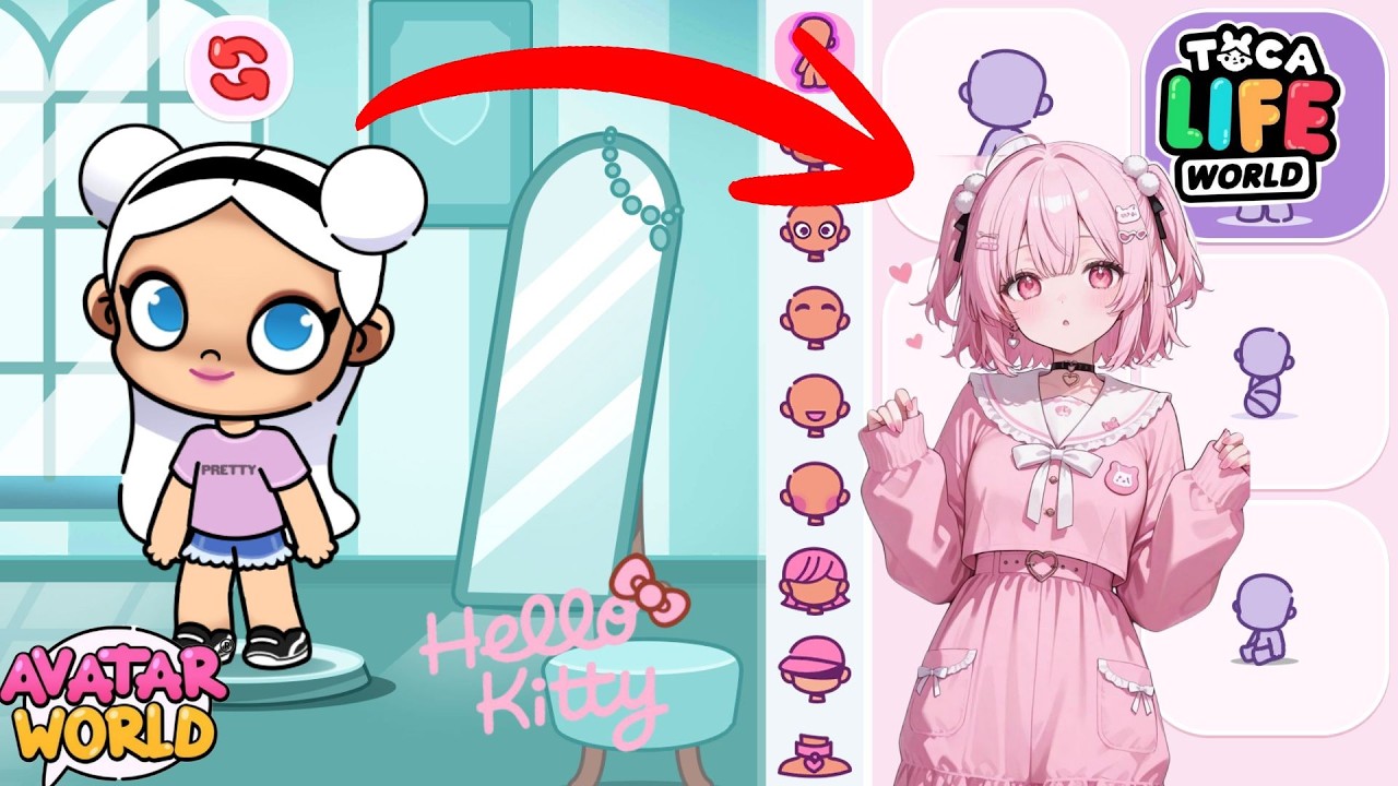 “Hello Kitty Adventures in Kawaii World 🌸🐱✨ Cute & Fun Times 😻🎀🌈” #tocahasna