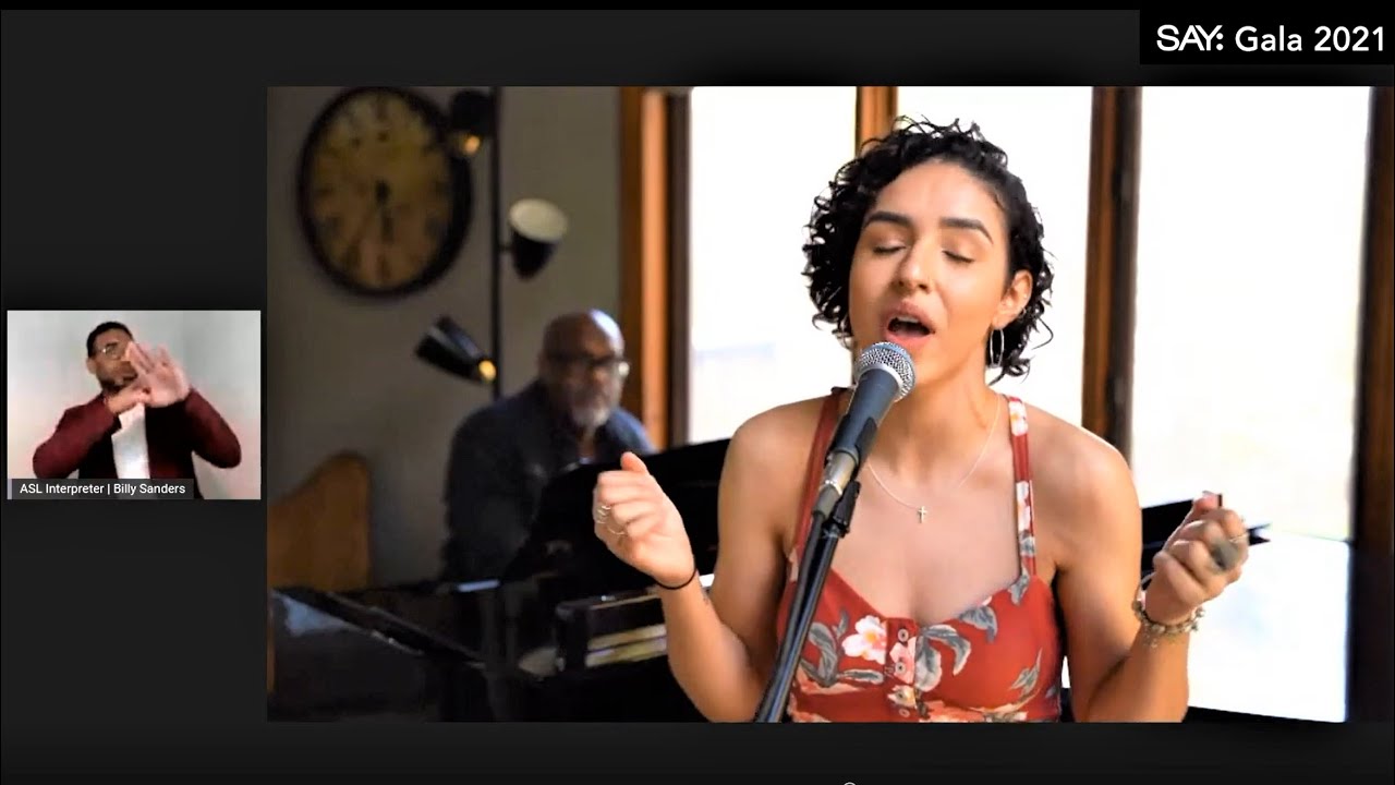 SAY's Virtual 2021 Annual Gala - Julianna Closes the Show with BIG NEWS and Beautiful Music!