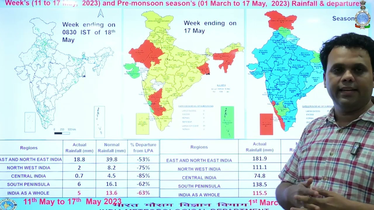Weekly Weather Video (English) Dated 18.05.2023#India #weatherforecast #IMD #heatwave #heavyrainfall