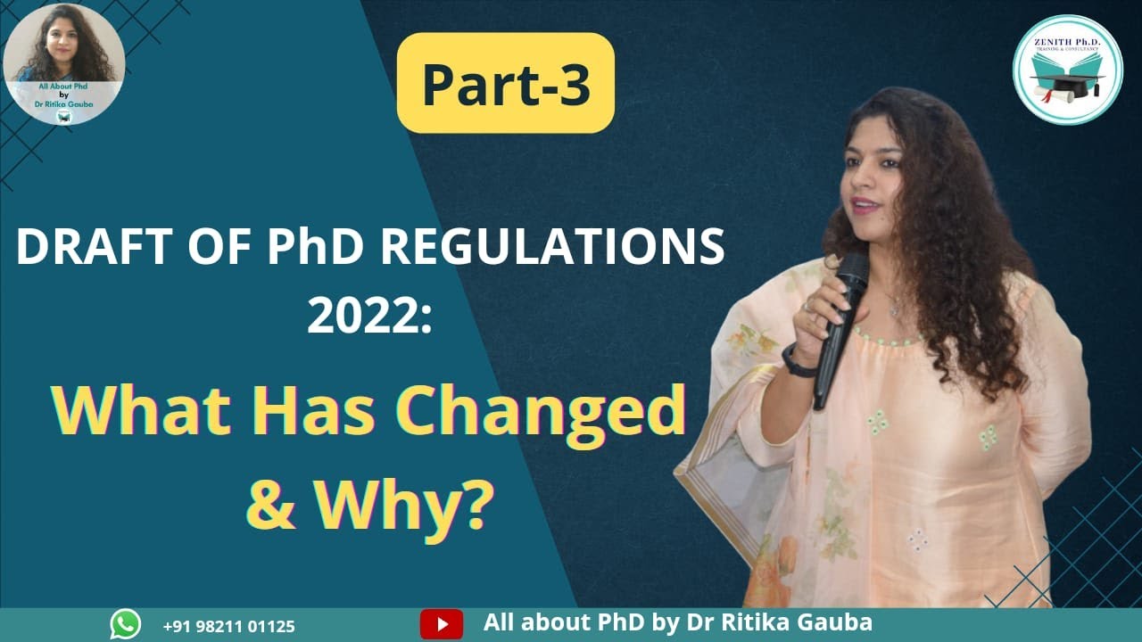 UGC PhD Regulations 2022 |  PhD Leave  | Academic Bank of Credit| Research Topic|  Mphil Invalid
