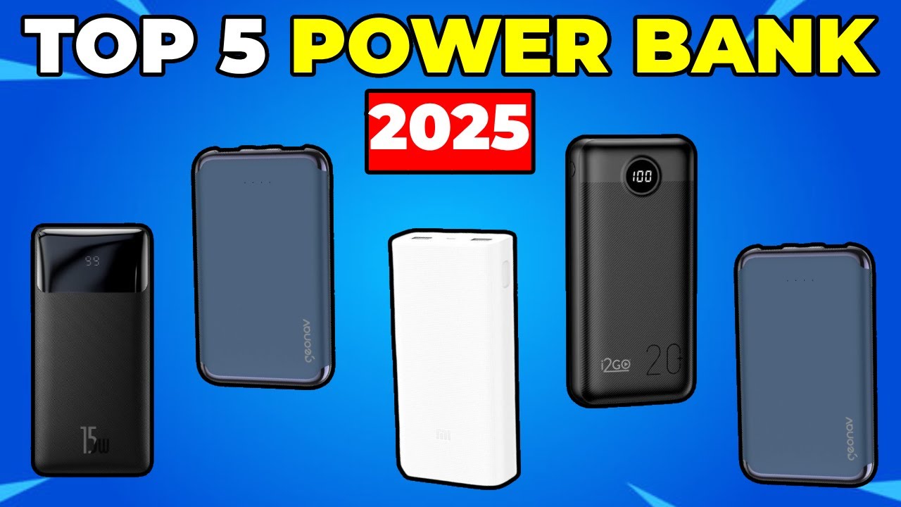 Top 5 Power Bank 2025: Qual o Melhor? Descubra os Melhores Power Banks!