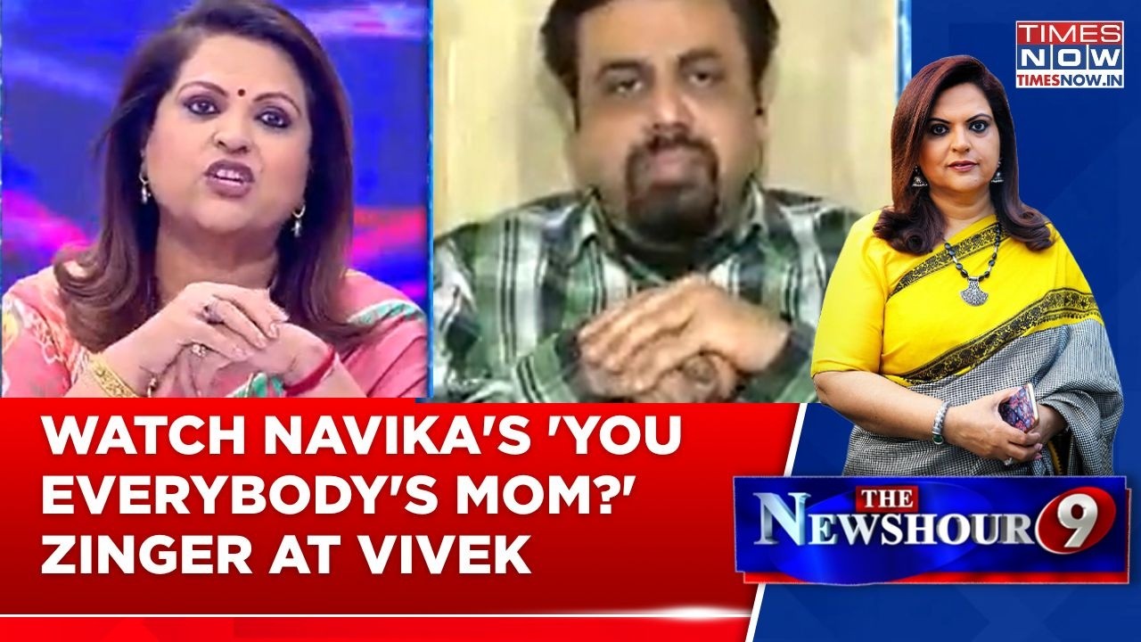 Navika Sarcastically Jabs Vivek On Salman-RSS Remark: 'Are You Everybody's Mom?' | Watch Debate