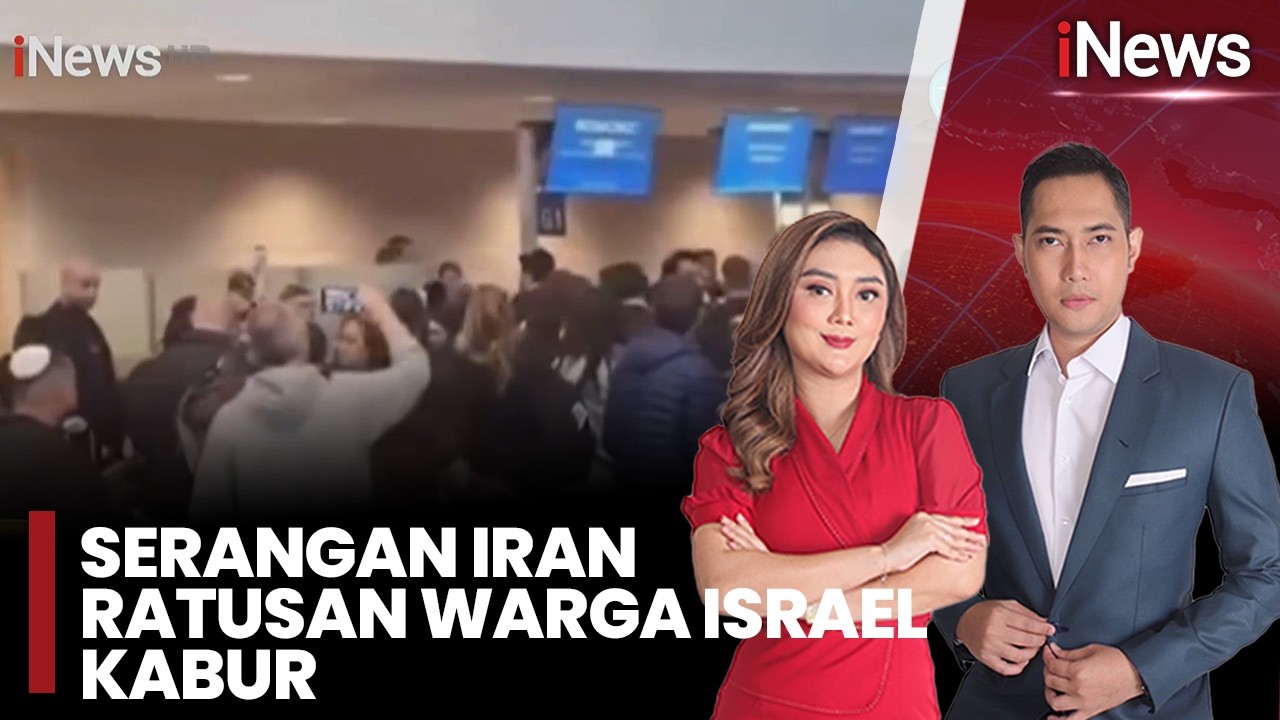 Serangan Iran Picu Kepanikan, Warga Israel Kabur dan Frustasi Penerbangan Dibatasi |iNews Sore (10/3