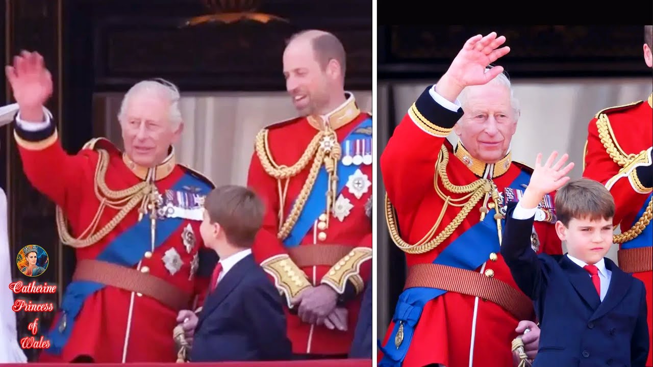 Prince Louis's Incredibly Sweet Act Of Following In King Charles's Footsteps On Trooping Balcony