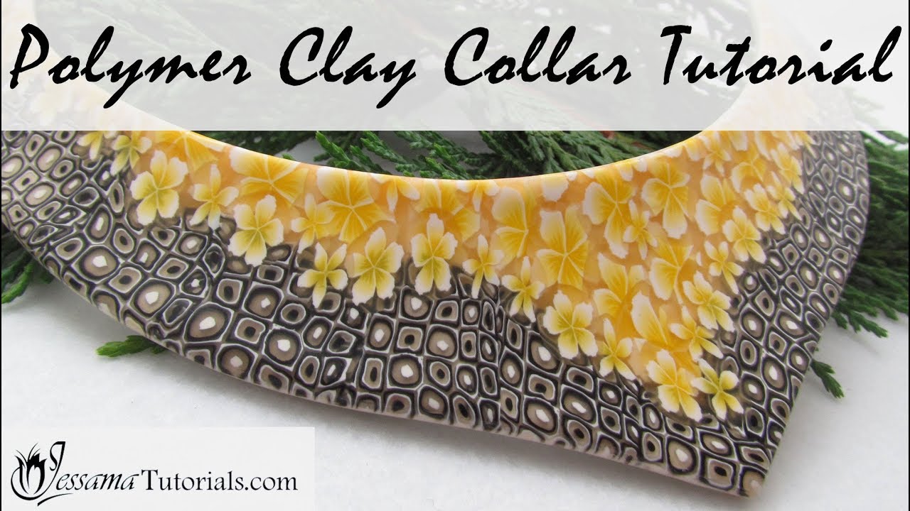Polymer Clay Project: Collar Necklace Tutorial