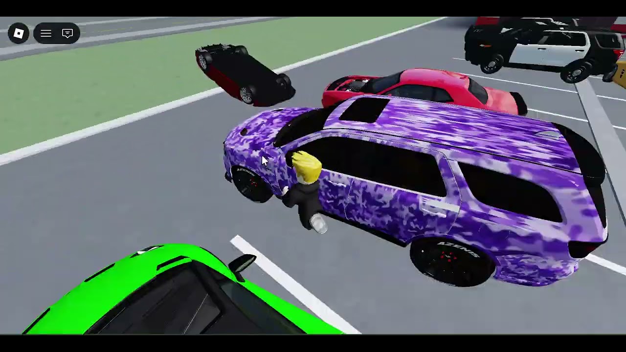 I made my own car game on Roblox! (European Greenville)