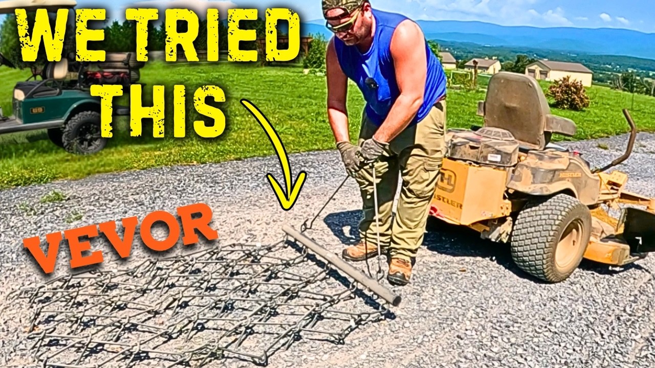 Can We Maintain Our Gravel Driveway With Just a Chain Harrow and Zero Turn Mower?