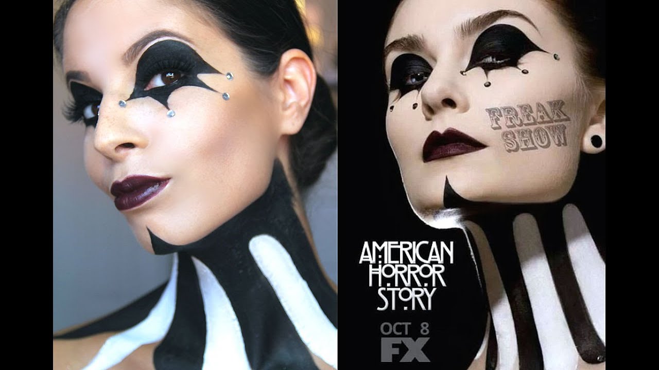 American Horror Story: FreakShow Halloween Makeup Tutorial