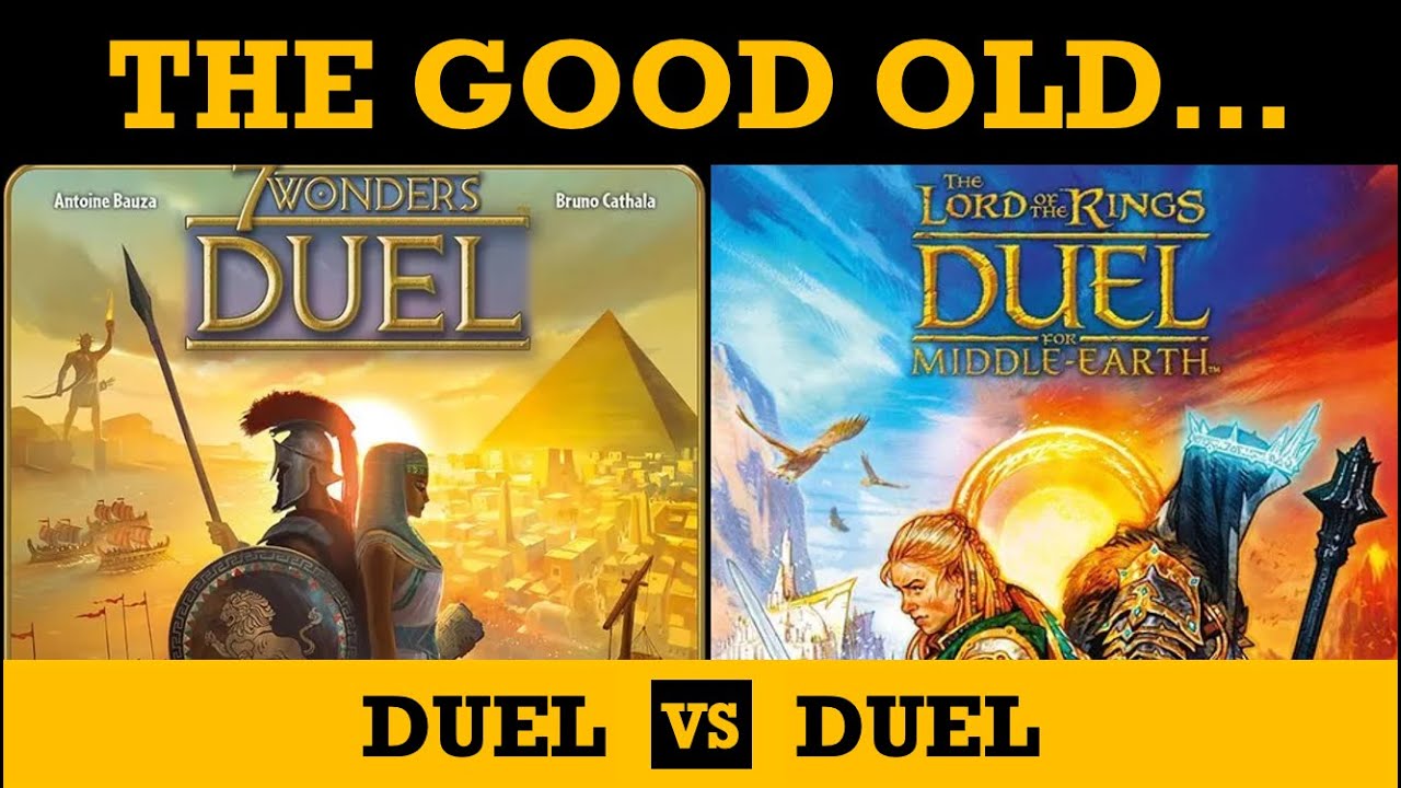 7 Wonders Duel vs Lord of the Rings: Duel for the Middle Earth (Versus Series)