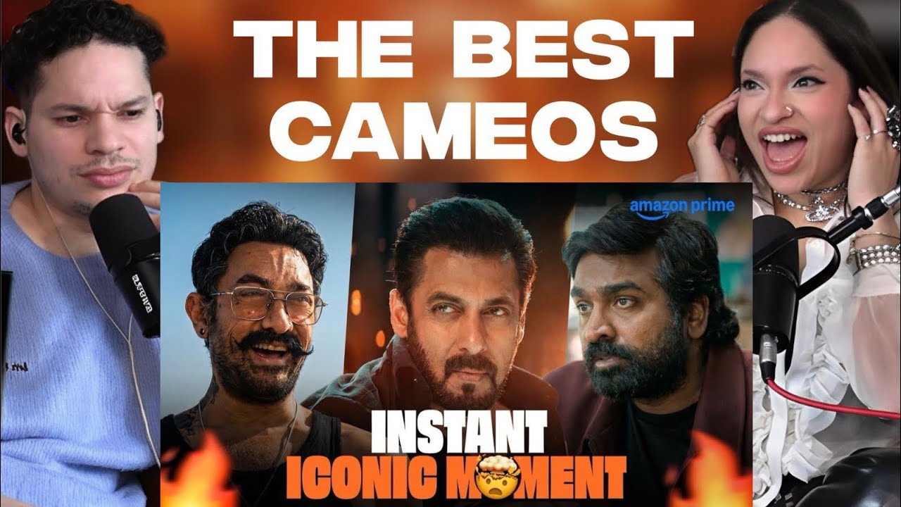 Waleska & Efra react to Cameos you did not see coming 🎬 | Salman Khan, Vijay Sethupathi, Aamir Khan