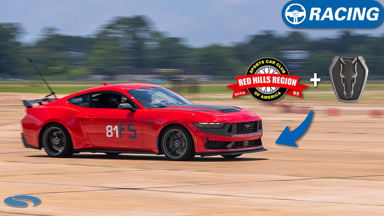 2024 Mustang Dark Horse Hits the Autocross!