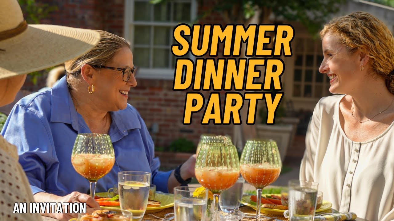 How to Host a Summer Backyard Dinner Party | Simple & Delicious Menu