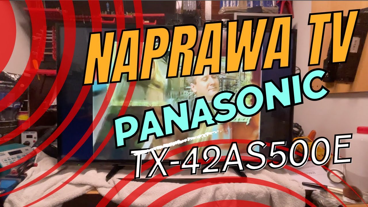 Telewizor Panasonic TX-42AS500E- usterka, mruga czerwona dioda, nie włącza się. #Lutuj z Wodzirejem