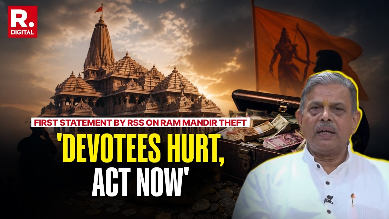 First Statement By RSS On Ram Mandir Theft: Gen Secy Hosabale Demands Strict Action, Calls For Calm