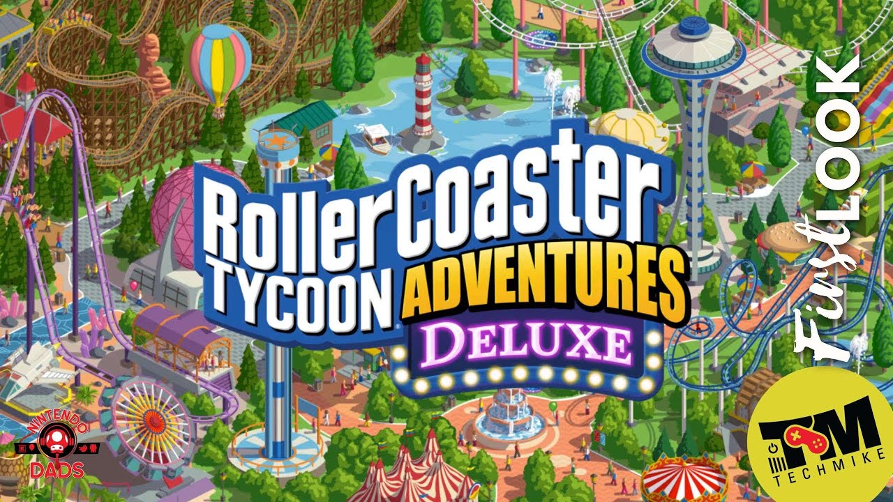 Rollercoaster Tycoon Adventures Deluxe - First Look | Nintendo Switch
