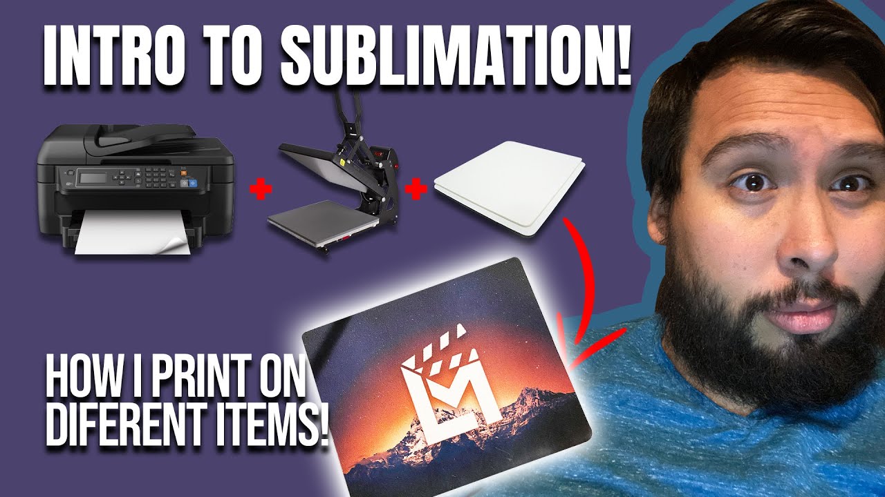 Introduction to sublimate products at home - How to print on different items