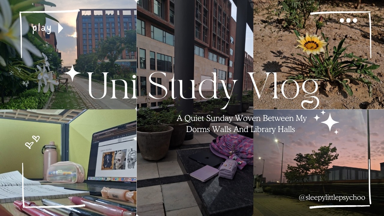 A Sweet Study Day in Soft Hours | ft.Rishihood University