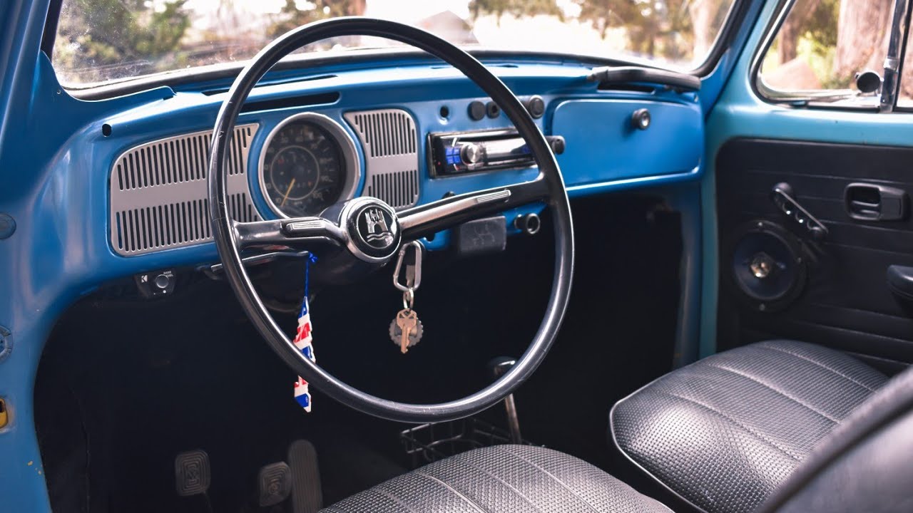 VW Beetle Interior Makeover For Cheap !!