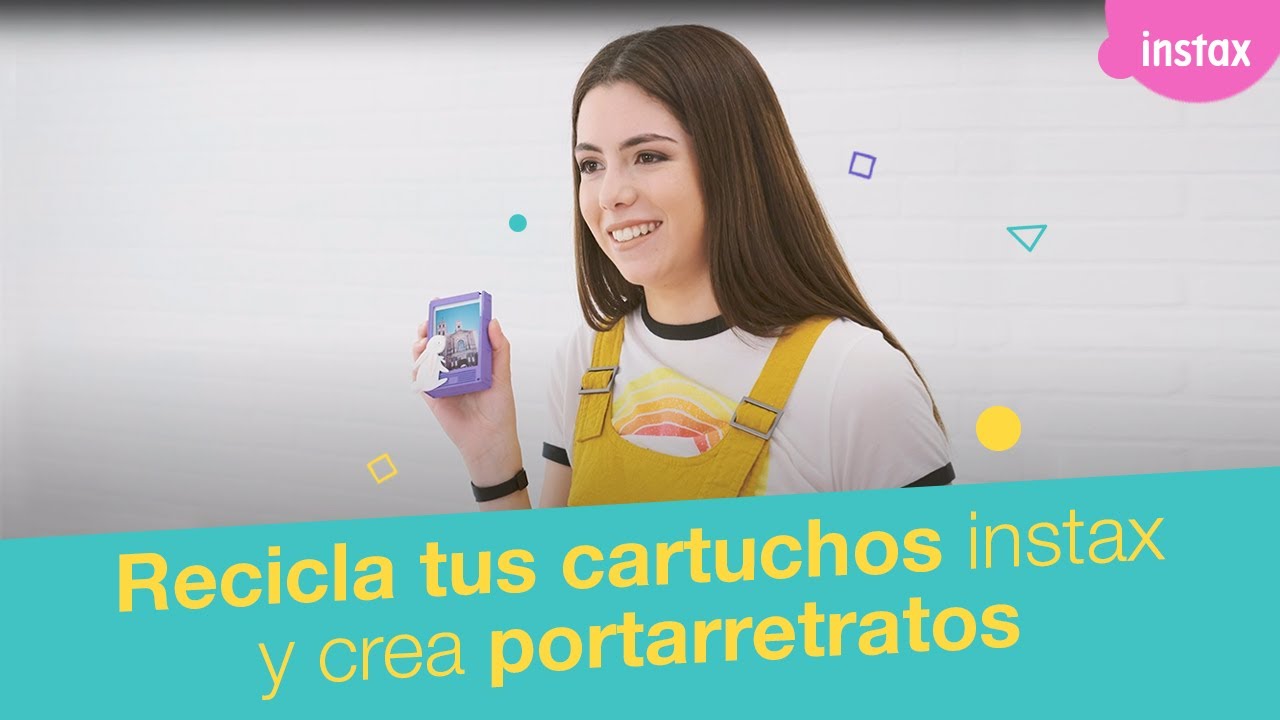 Recicla tus cartuchos Instax y crea portarretratos
