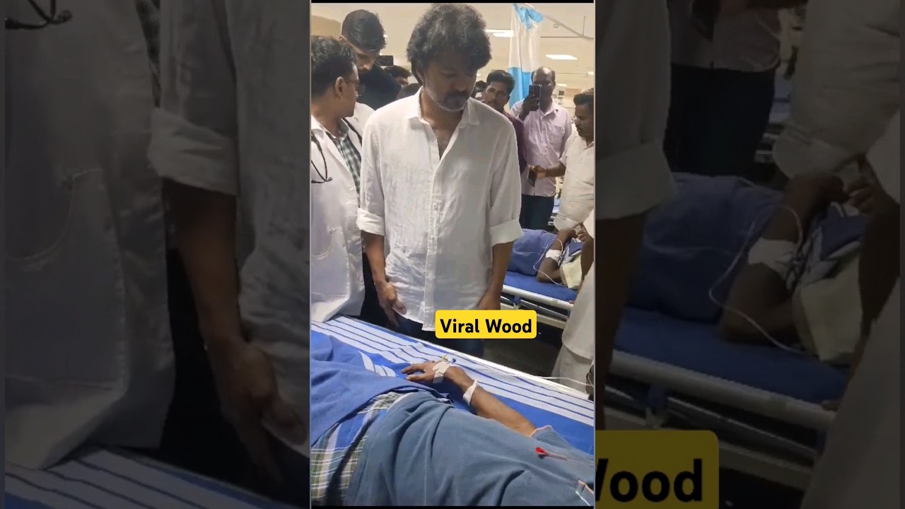 Thalapathy Vijay at Kallakurichi Hospital | Kallakurichi Kallasarayam Issue