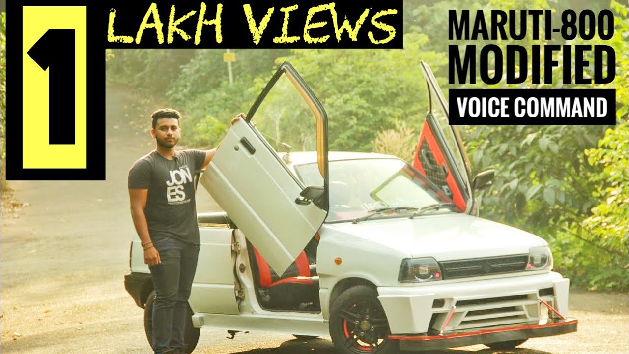 Modified Maruti Suzuki 800 Fly door | voice control system Activated By Mr.Prathyush Calicut 2021