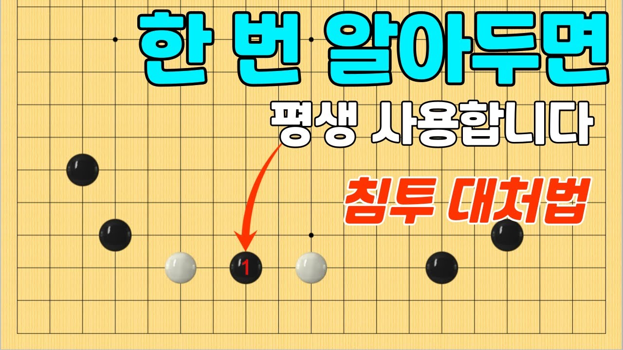 [초반50수] 변 세칸 벌림 침투 대처법
