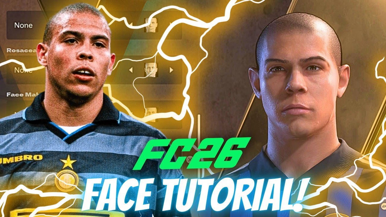 How to create RONALDO NAZARIO (R9) in EA SPORTS FC 26