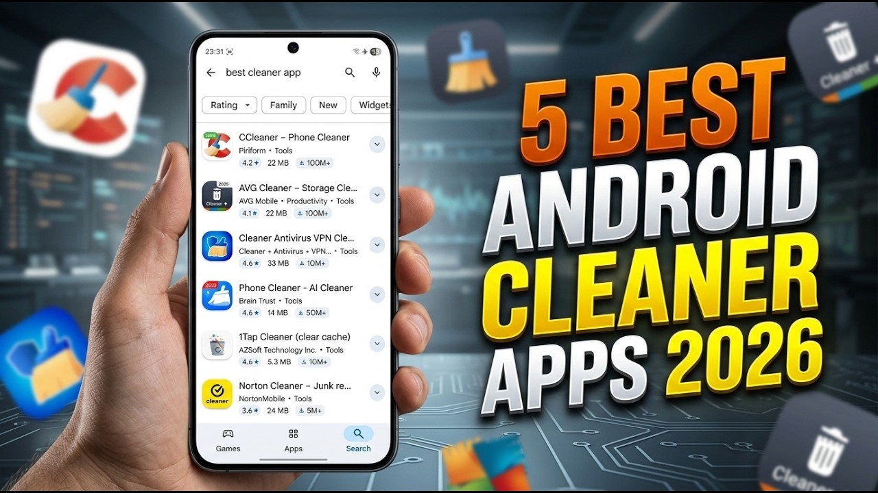 5 Best Android Cleaner Apps 2026 | Full Tutorial Guide