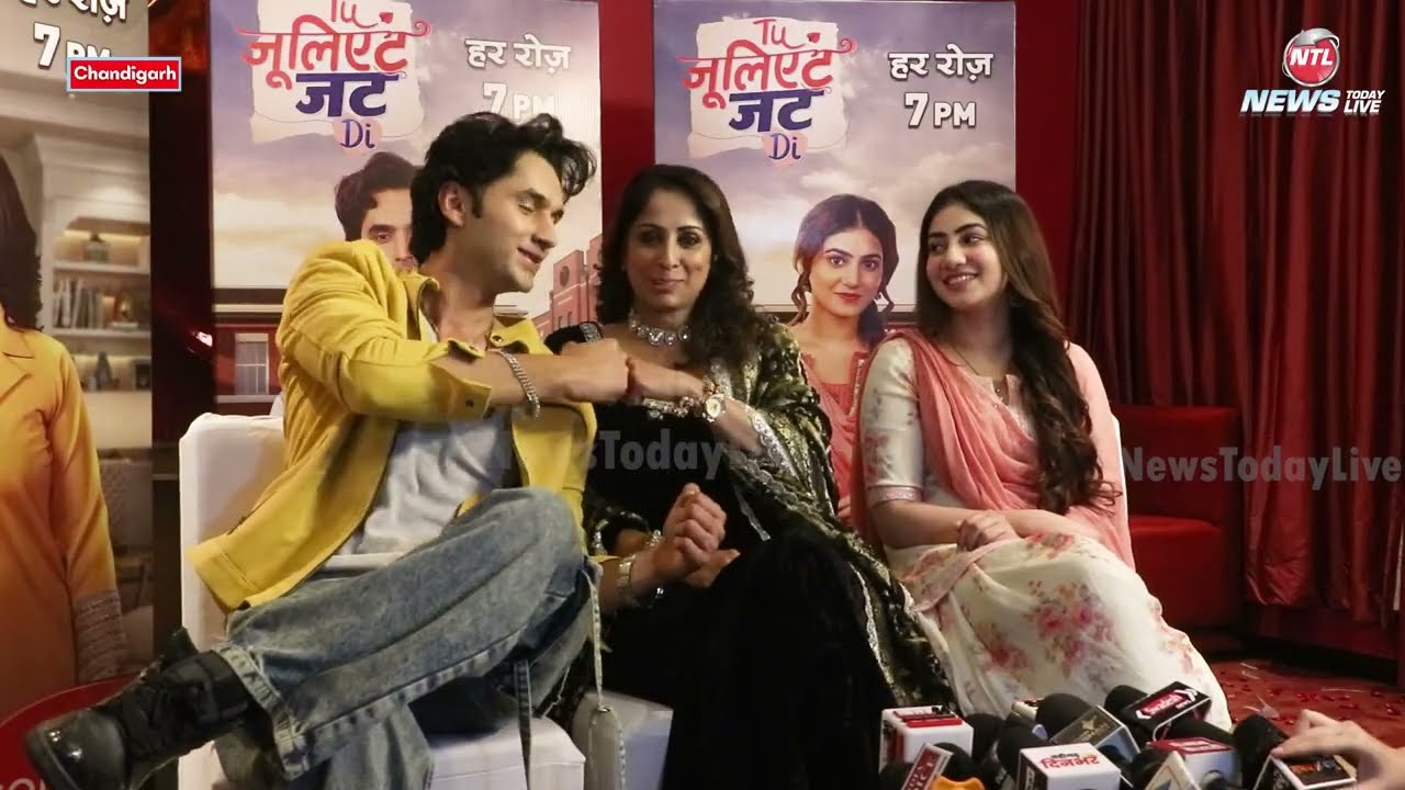 Tu Juliet Jatt Di Starcast Nawab Heer and Gulab Meet Audience #serials #colors