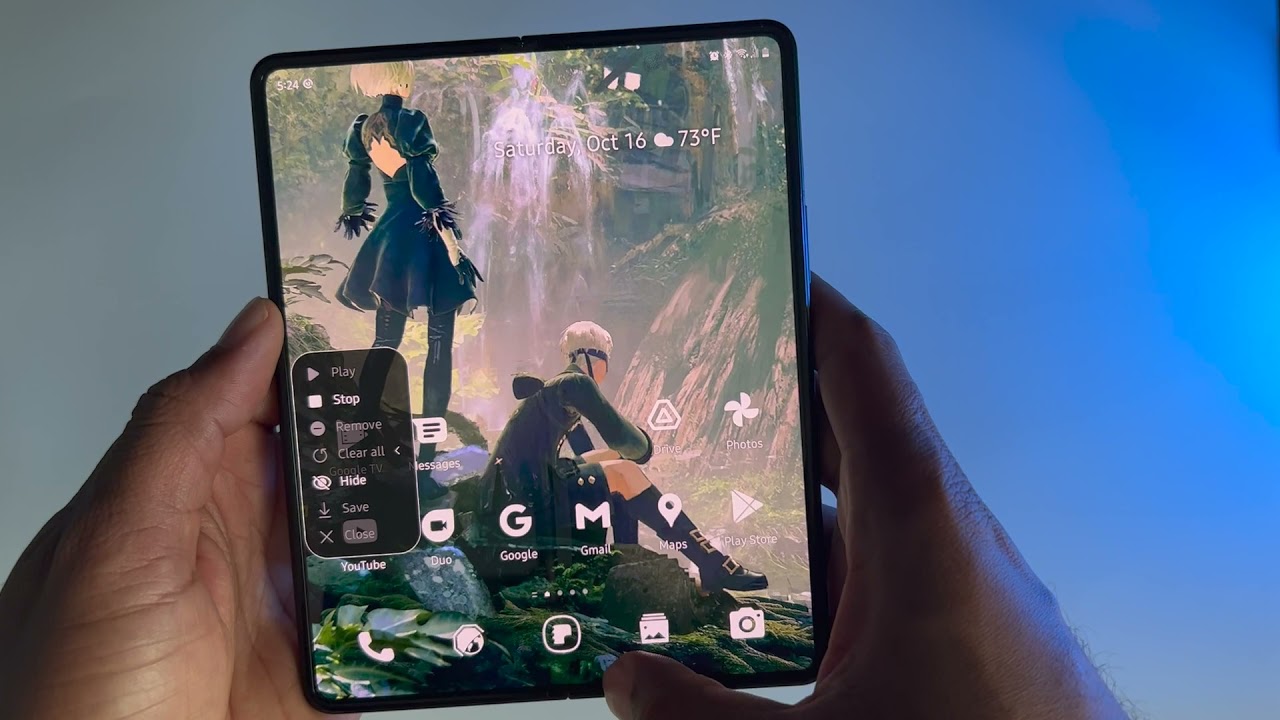 Samsung Galaxy Z Fold 3: как использовать два лаунчера на рабочем столе одновременно...Руководство 🔥