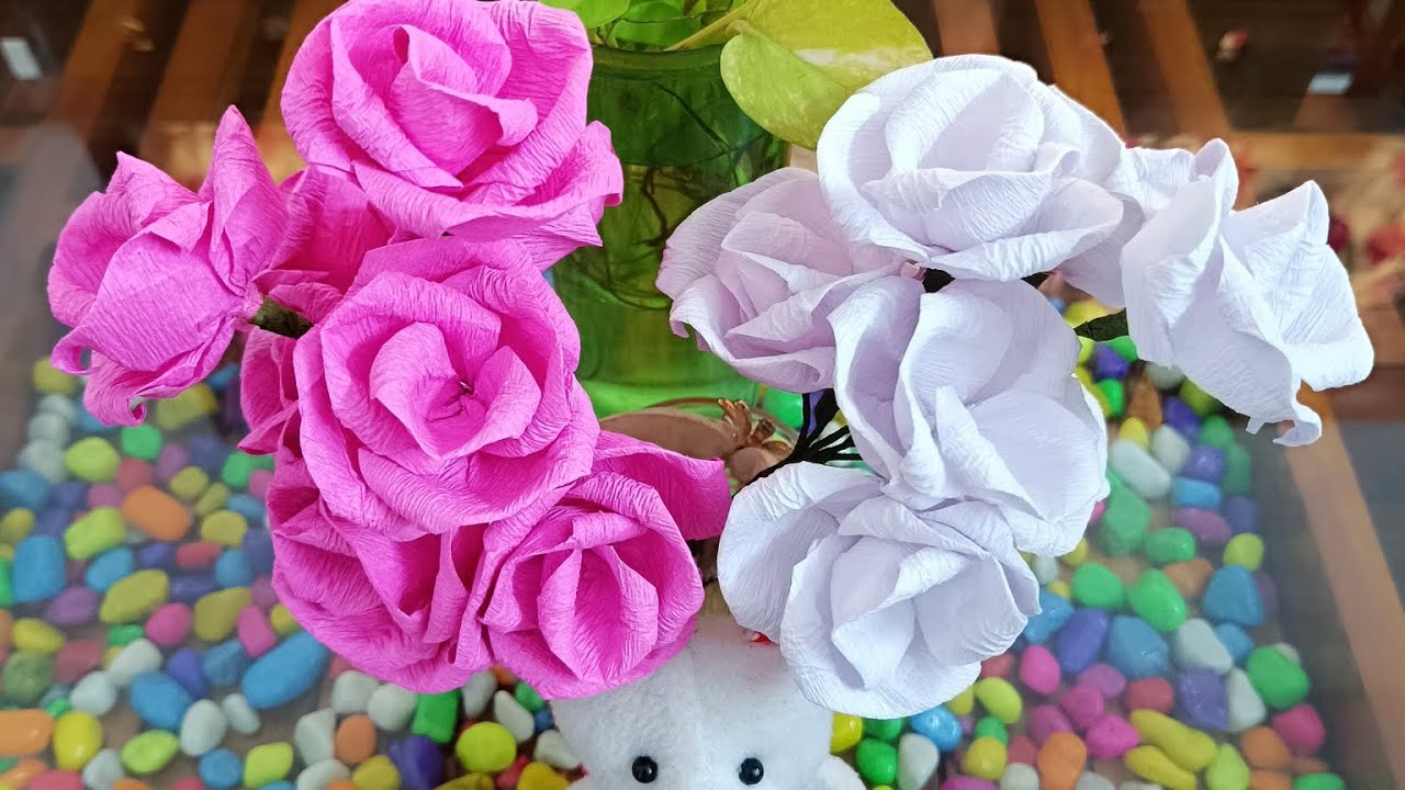 Rose flower🌹making...