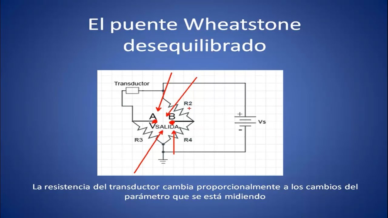 Curso de electrónica desde cero. El puente Wheatstone desequilibrado. Vídeo 36