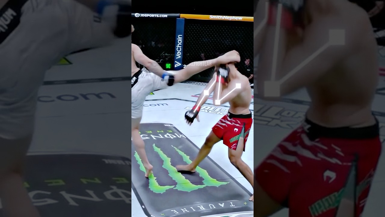 The PERFECT Headkick Knockout💥 |  Technique Breakdown #ufc #breakdown