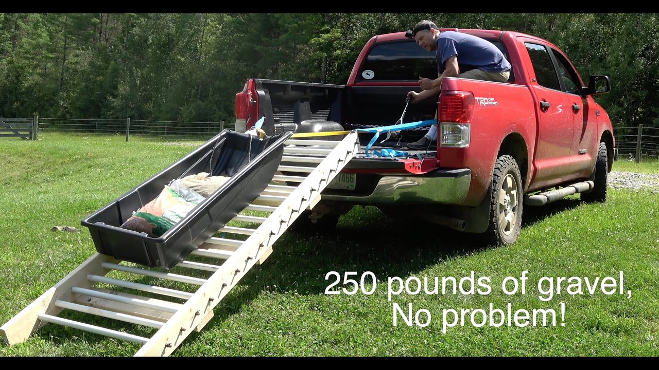 Tailgate DIY Roller Ramp for LARGE Deer or BEAR!