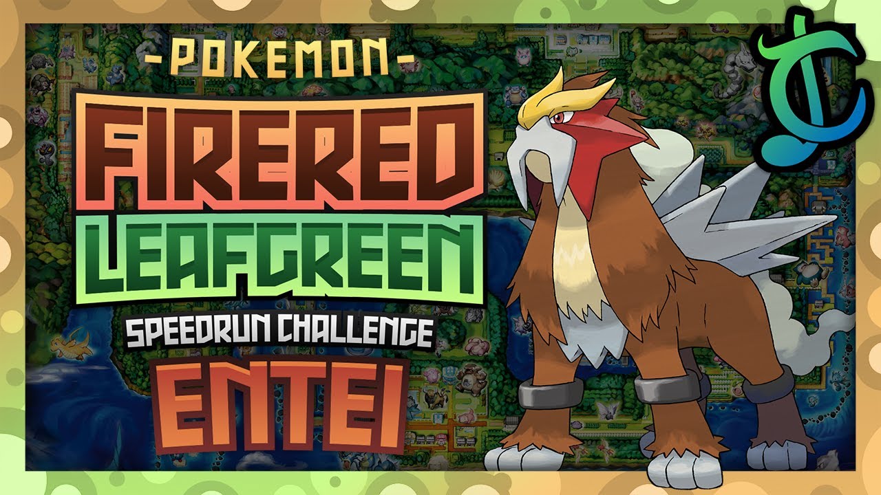 How Fast Can You Beat Pokemon FireRed/LeafGreen With Only an Entei? (No Items Speedrun Challenge)