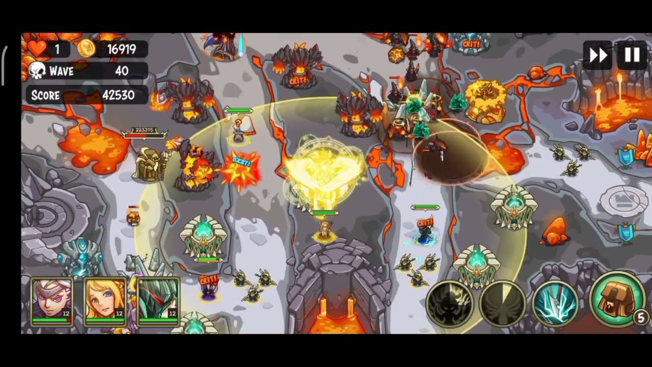 Empire Warriors TD tournament map 39 || wave 41 || most difficult map 😥||