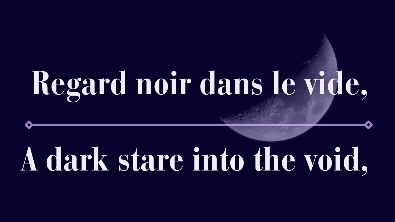 Nuit Incolore - D&eacute;pass&eacute; (Lyrics + English Translation)