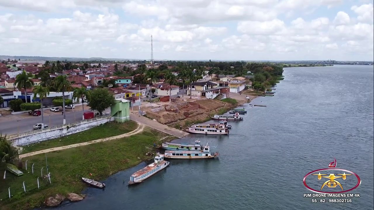 Porto Real do Colégio - Alagoas Brasil - Visto de cima em 2.7K - Dji Mavic Mini